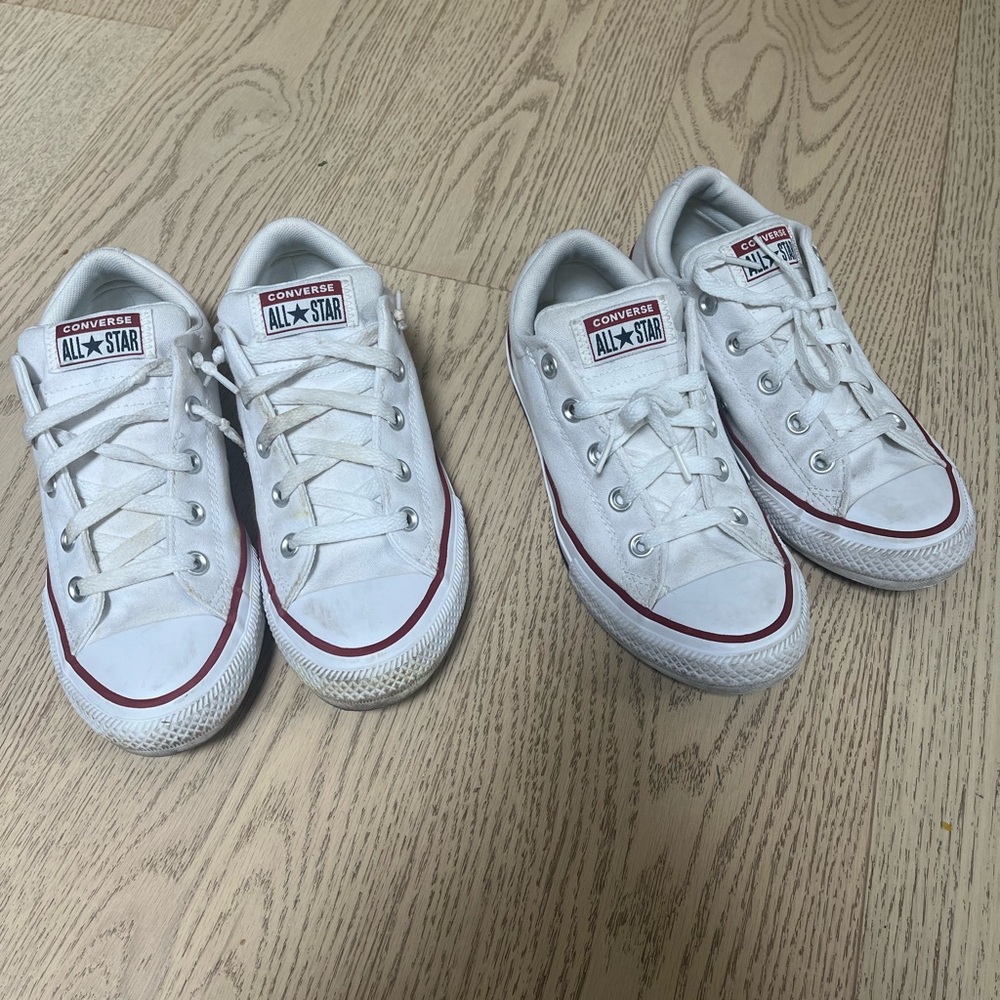 Converse Kids All Star White Sneakers